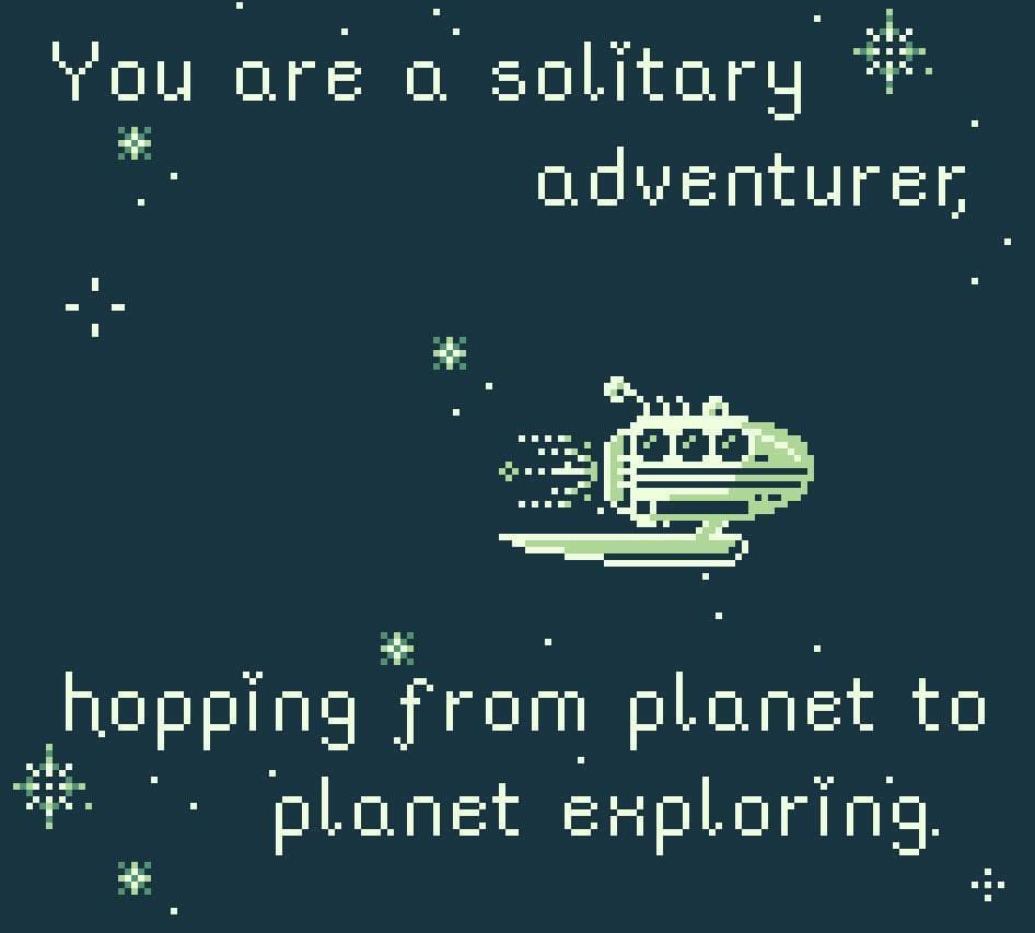 Alone Among The Stars (Game Boy port) screenshot 2