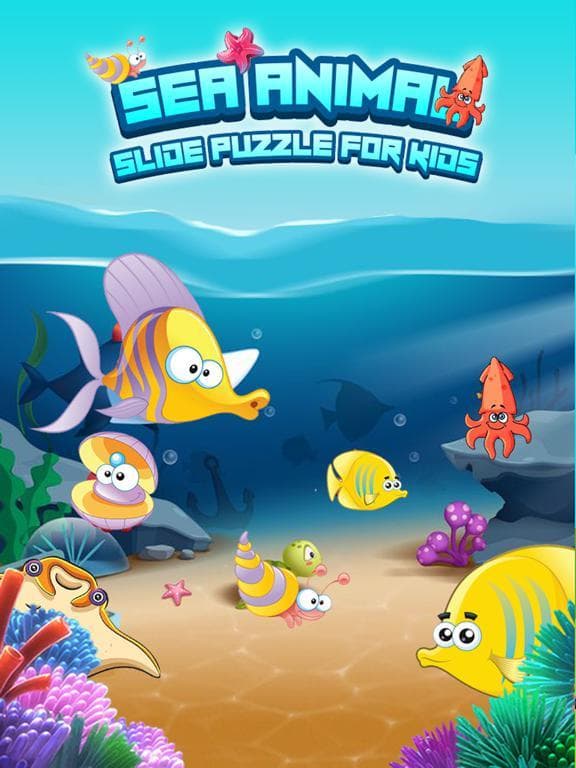 Sea Animals Slide Puzzle For Kids screenshot 2