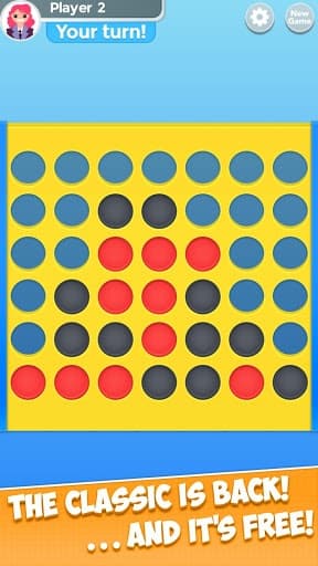 Four in a Row - Classic Connect Board Game! 4 Up! screenshot 2