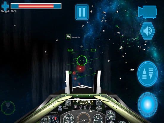 Jet Fighter Strike in 3D Space Warfare game screenshot 4