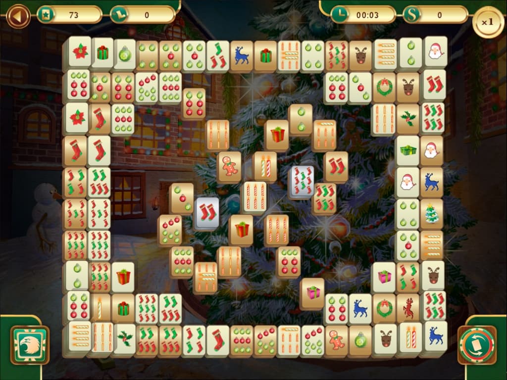 Christmas Mahjong screenshot 5