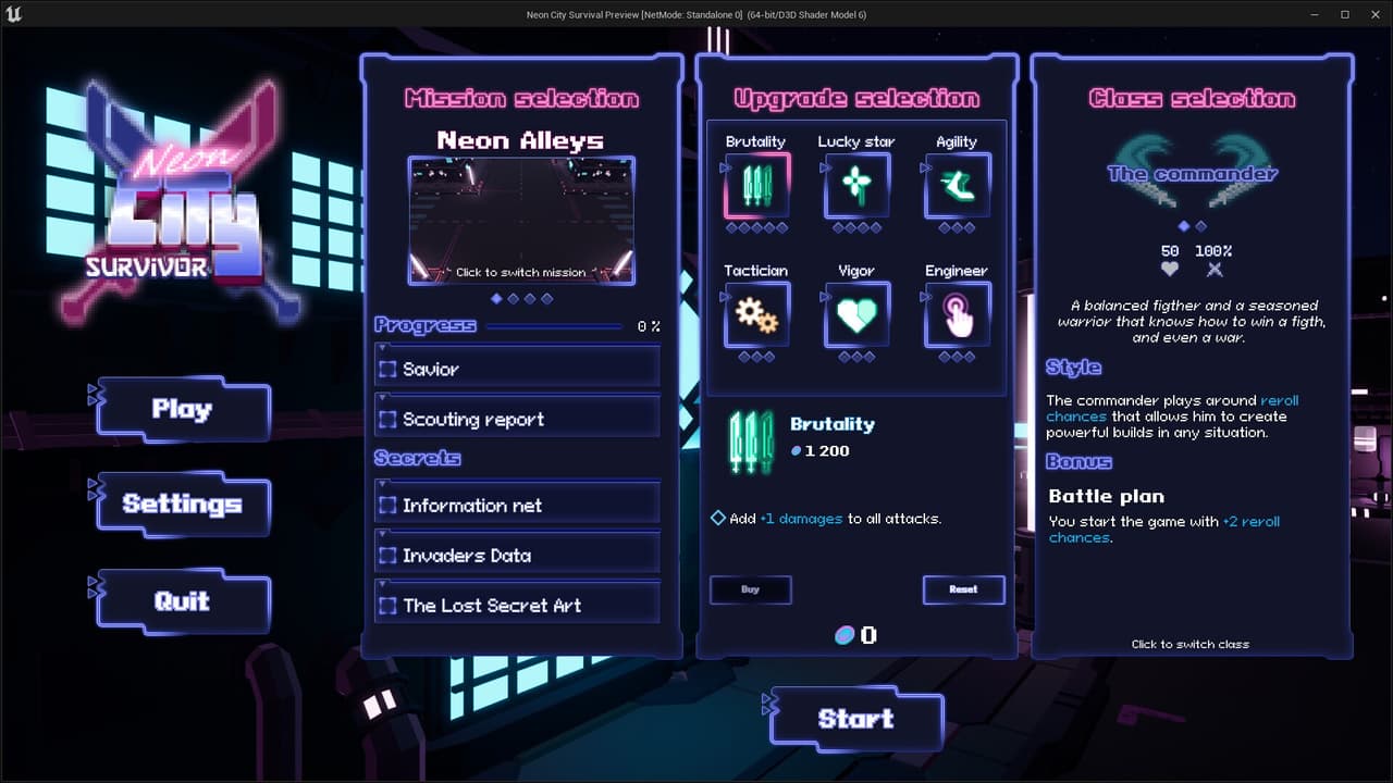 Neon City Survivor screenshot 4