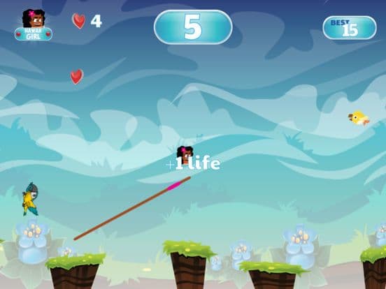 Hawaii Girl - Jumpy Game For Kids