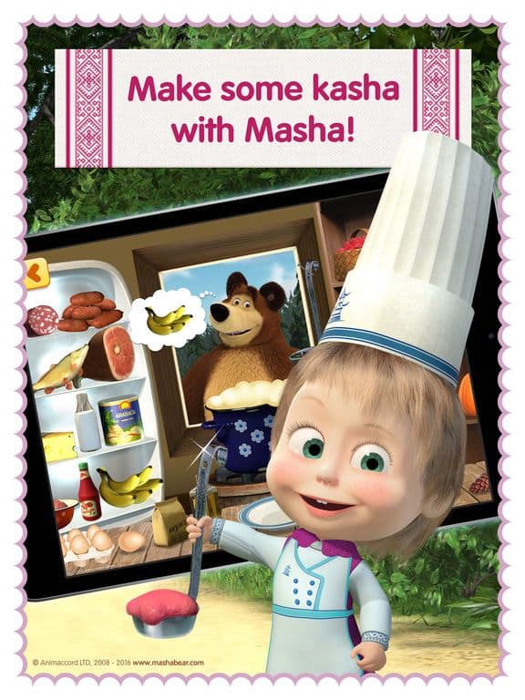 Masha and the Bear: Food Games screenshot 2