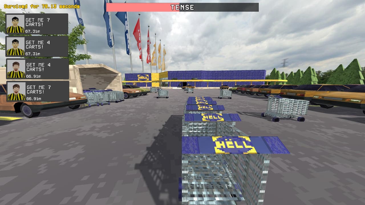CART CRASHERS (LUDUM DARE 51) screenshot 2