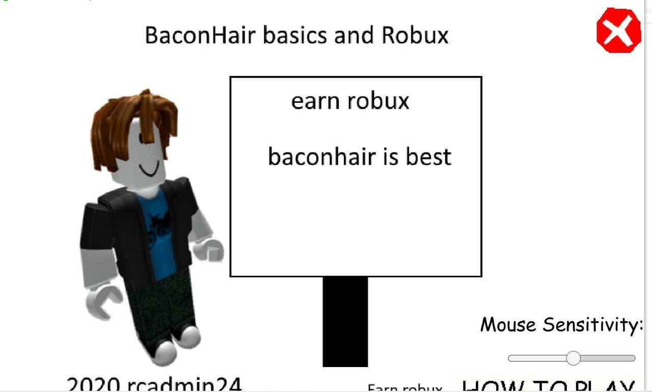 BACONHAIR BASICS AND ROBUX