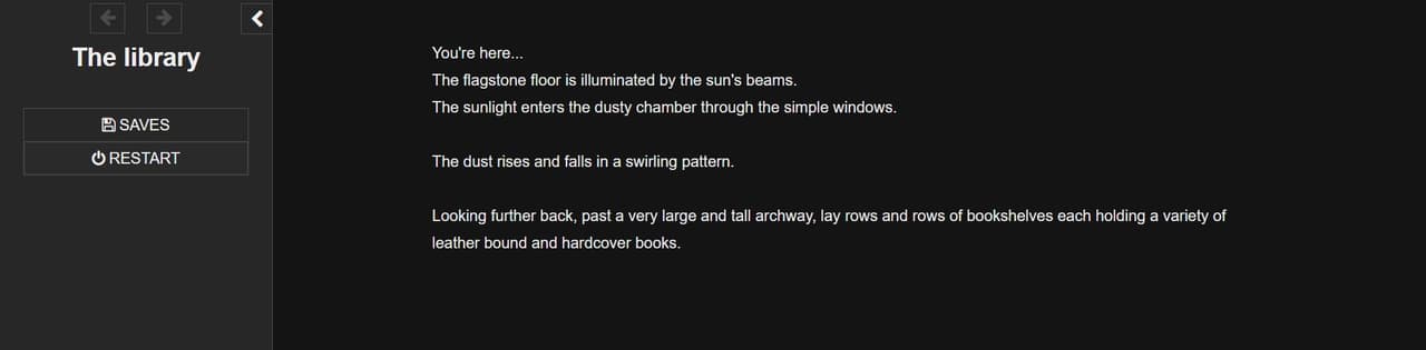 The Library Text Adventure