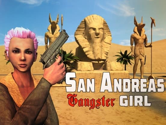 San andreas gangster girl 3D screenshot 2