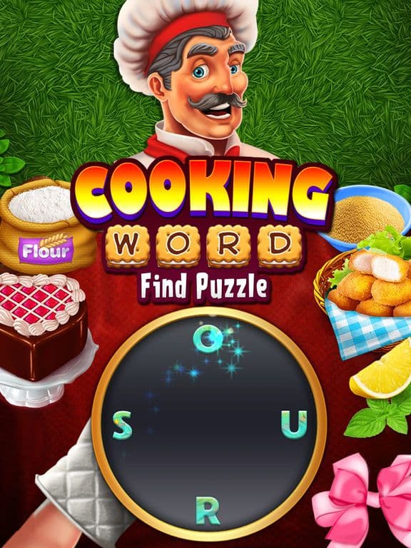 Cooking Word Find Puzzle Games screenshot 2