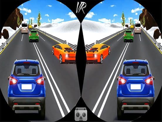 VR Highway Traffic Racing Fever screenshot 2