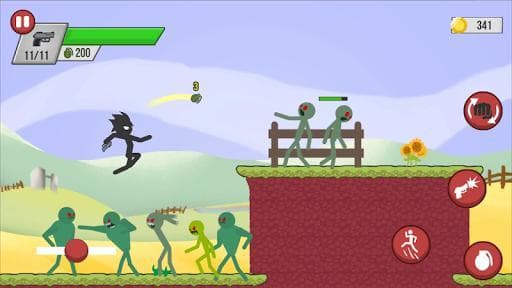 Stickman Zombie Shooter - Epic Stickman Games screenshot 6