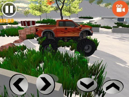 Monster Wheels Offroad Arena Parking Game screenshot 4