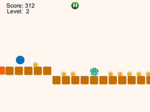 Bouncing Blue Dash - Jump In A Color-Ful Madness World Free screenshot 2