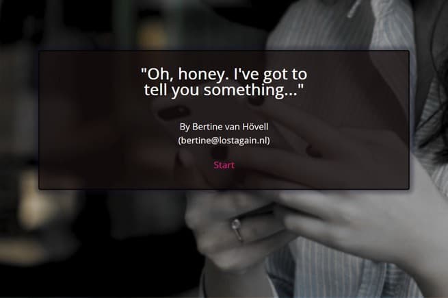 Hey, honey. Ive got to tell you something...