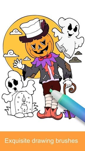 Halloween Coloring Books 2018 screenshot 3