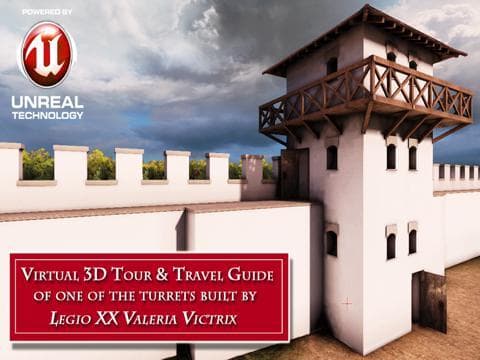 Black Carts Turret - Hadrians Wall. Virtual 3D Tour & Travel Guide (Lite version) screenshot 2