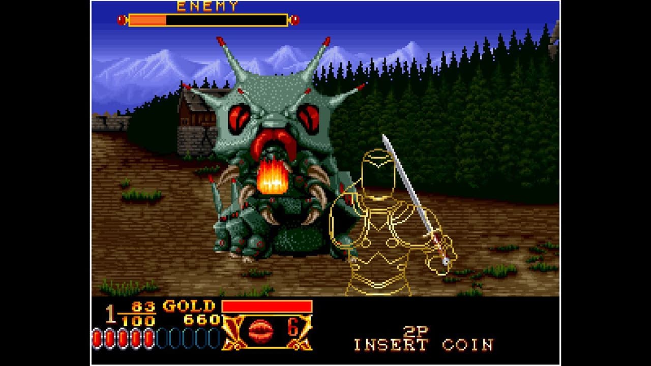 ACA NEOGEO CROSSED SWORDS screenshot 2