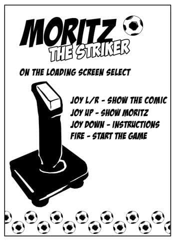 Moritz The Striker CPC screenshot 2