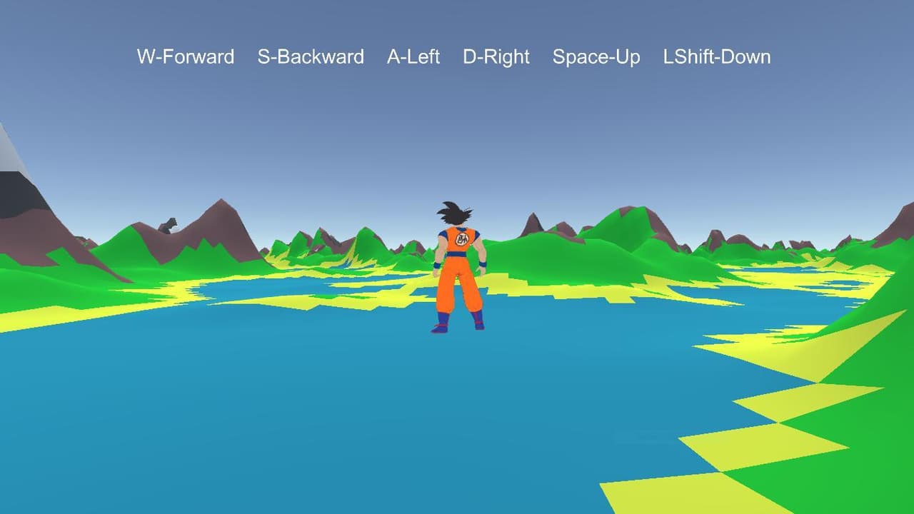 Procedurally generated infinite terrain