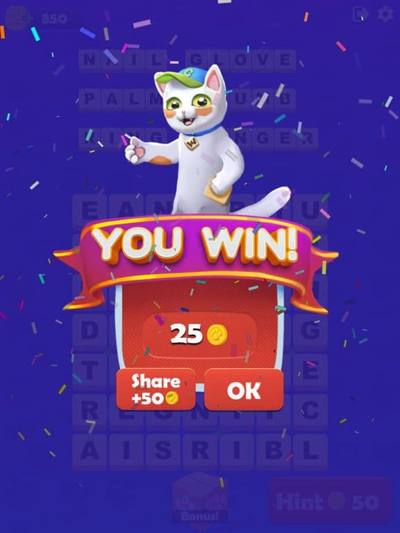 Kitty Scramble: Word Finding