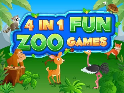 Zoo Animals Activity Set - Paint & Play All In One Educational Learning Games for Kids screenshot 2