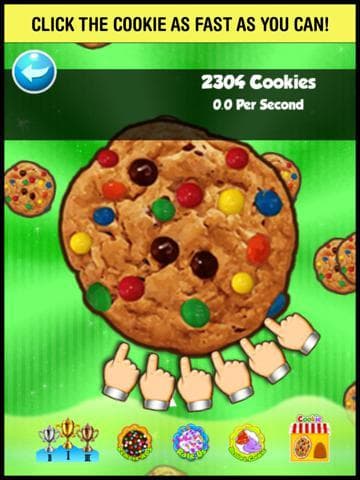 Cookie Click - a tap color clicker fast tapping game screenshot 2