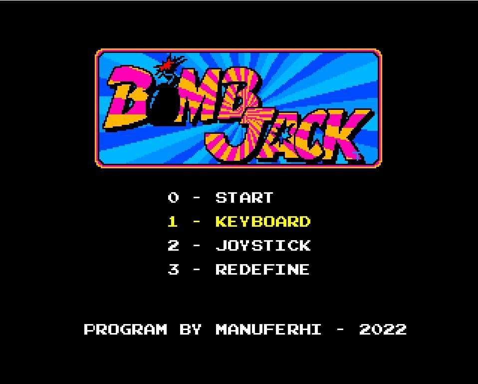 Bomb Jack ZX Spectrum Next / N-GO