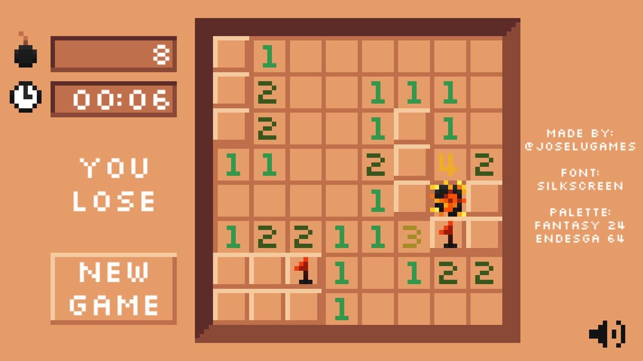 Pixel Minesweeper (JoseluGames)