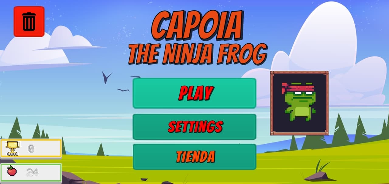 Capoia: The Ninja Frog HTML