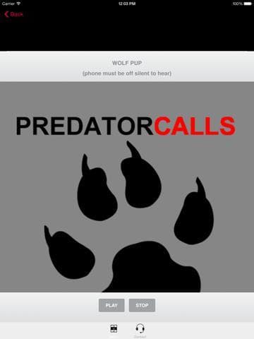 REAL Predator Hunting Calls - 40+ PREDATOR CALLS! - BLUETOOTH COMPATIBLE screenshot 2