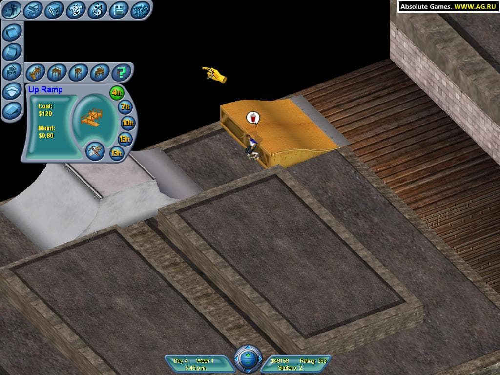 Skateboard Park Tycoon World Tour 2003 screenshot 4