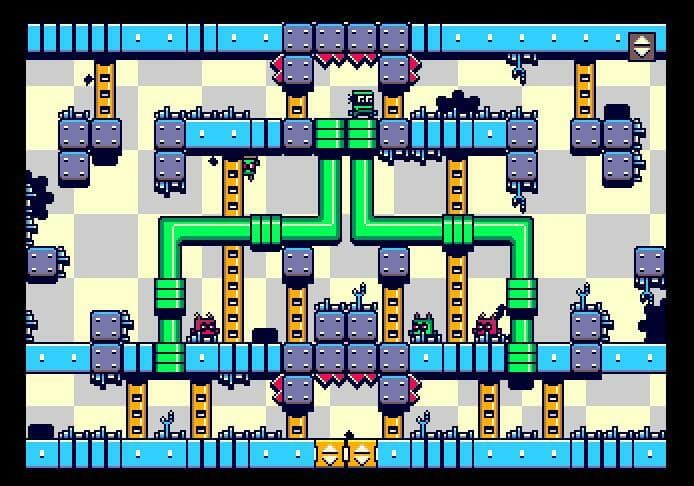 GraviBots (SEGA Mega Drive and Genesis) screenshot 2