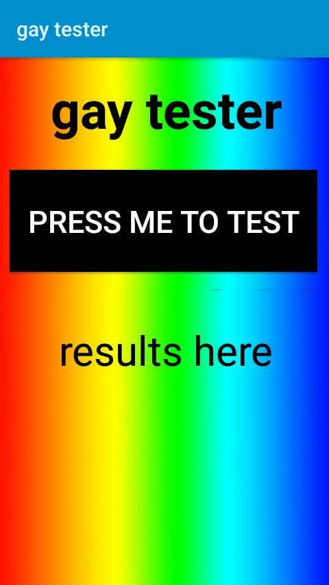 Gay tester screenshot 2