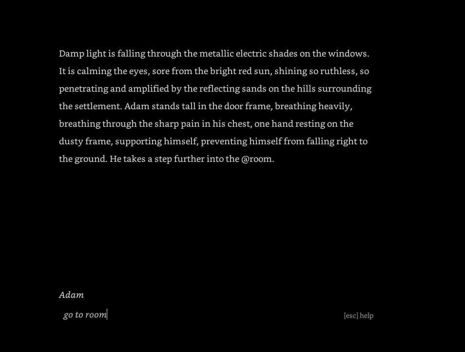 Isolation - A Text Adventure