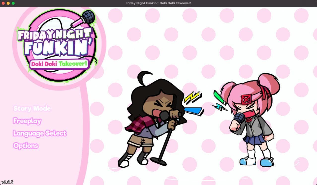Friday Night Funkin: Doki Doki Takeover! For Mac screenshot 3