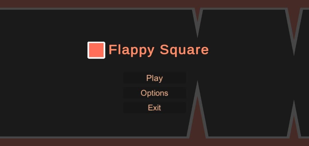 Flappy Square (Android) screenshot 2