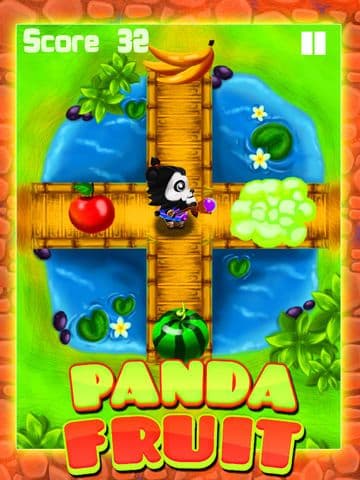 Ninja Panda Fruit Land screenshot 2