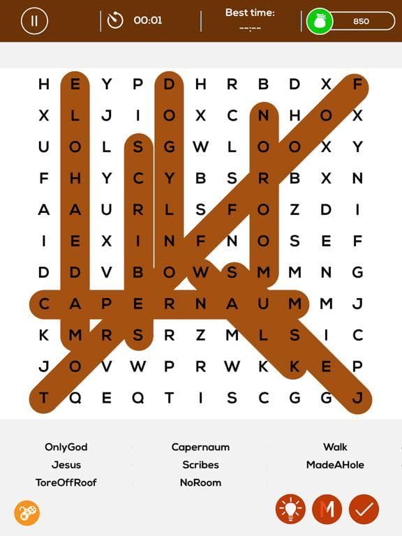 Giant Bible Word Search Pro screenshot 2