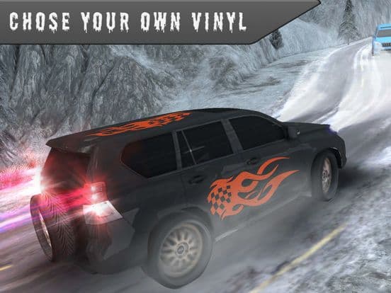Snow Driving Simulator 3D - 4x4 Prado Driver Game screenshot 2