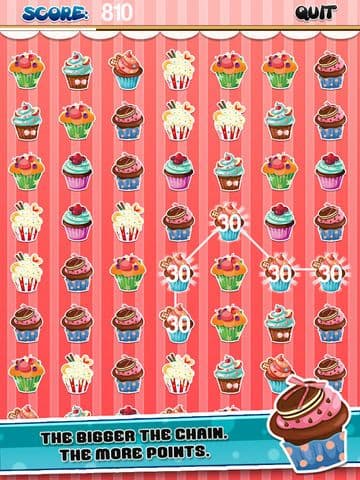 Cupcakes Match Mania - Cake Connect FREE screenshot 3