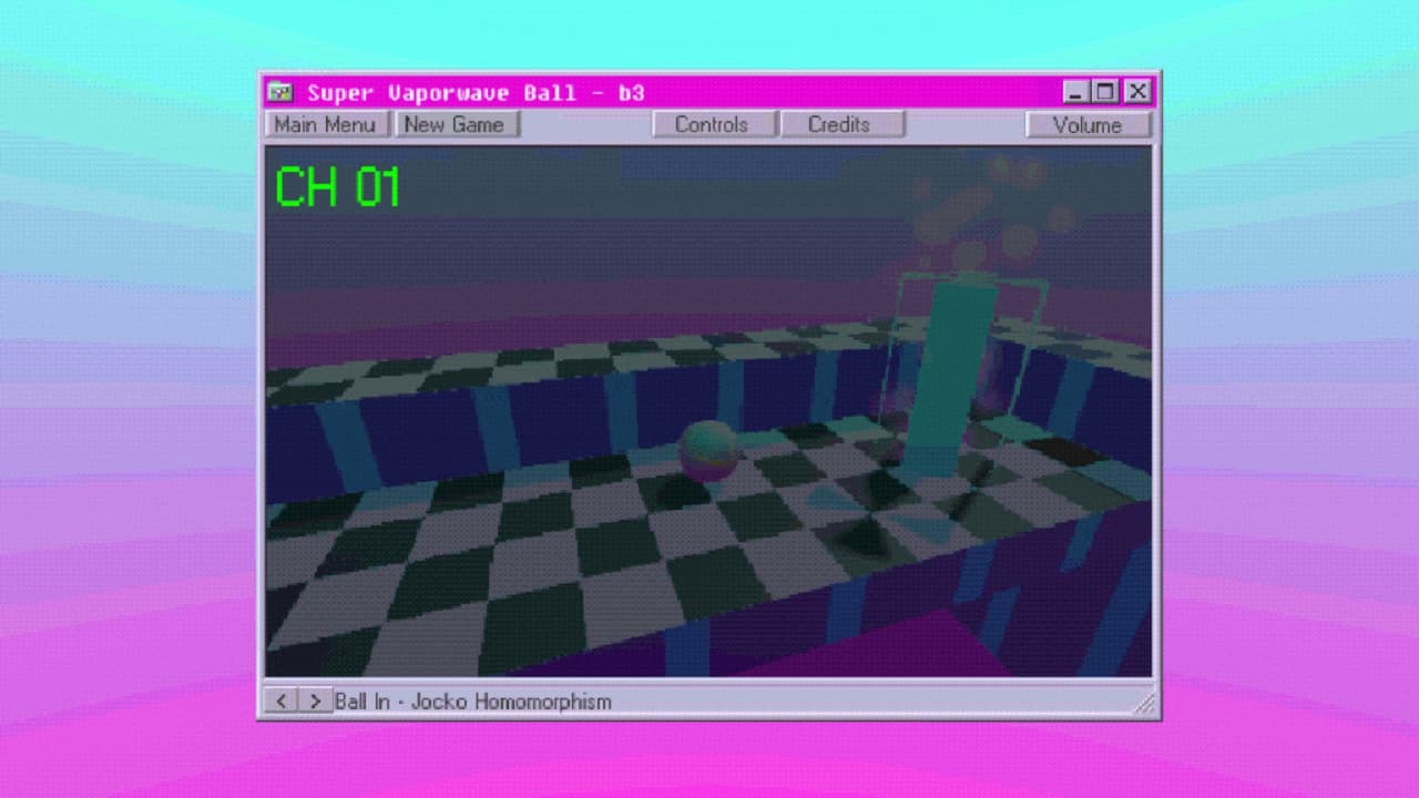 Super Vaporwave Ball