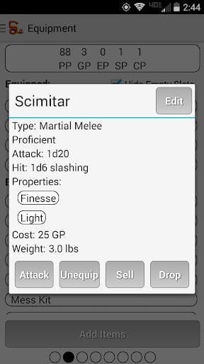 Squire - Character Manager Pro screenshot 5
