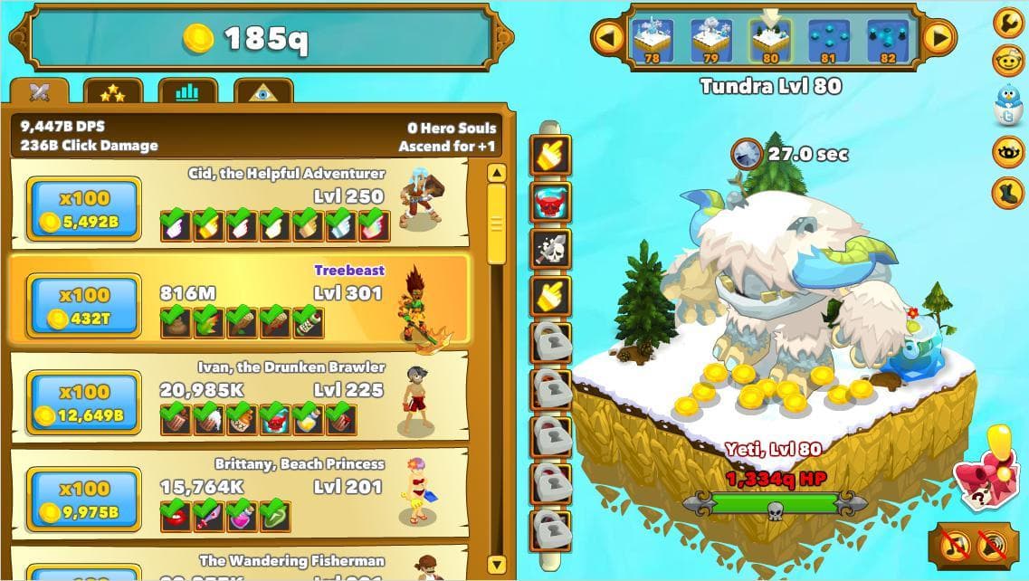 Clicker Heroes (itch) screenshot 2