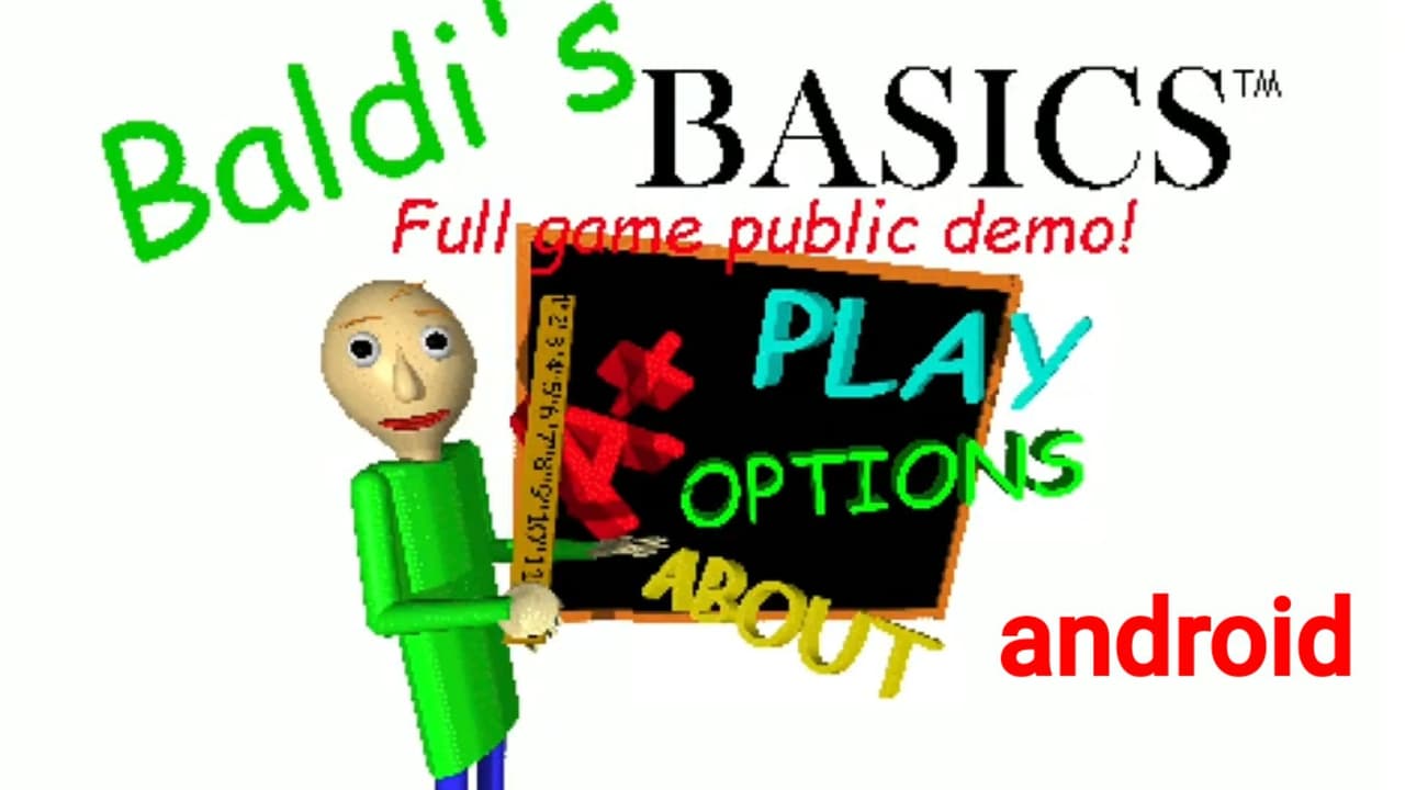 Baldis Basics Full Game Public Demo Official Android Port!