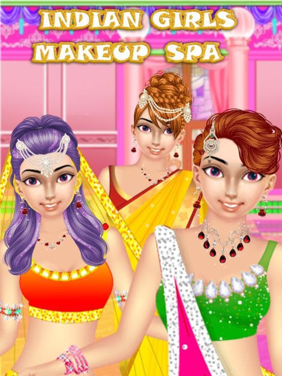 Indian Girls Makeup Spa