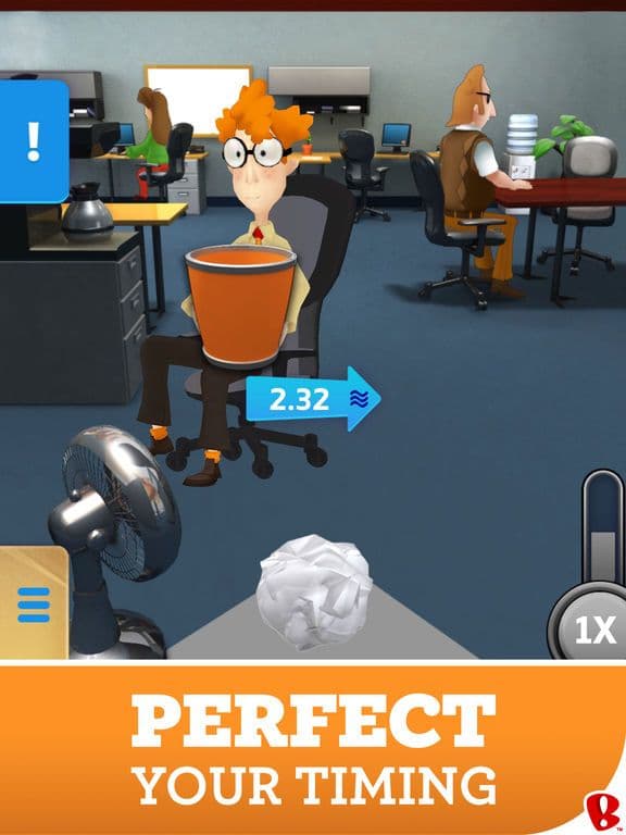 Paper Toss Boss screenshot 2