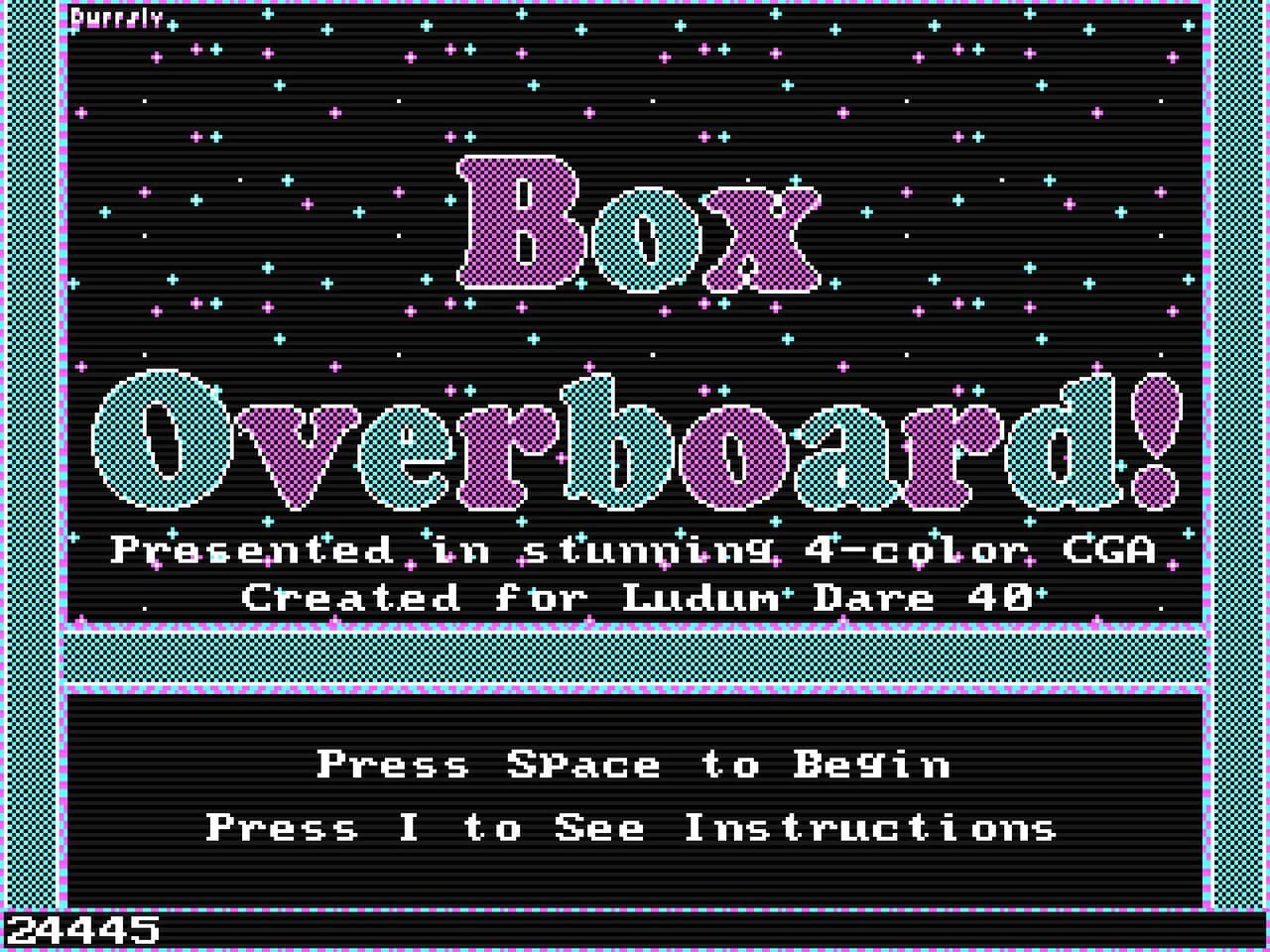 Box Overboard! [LD40] screenshot 2