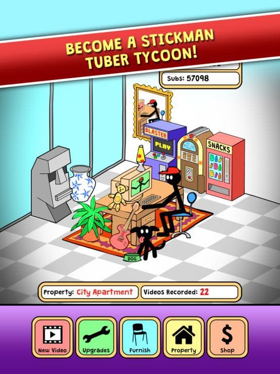 Stickman Tuber Tycoon screenshot 2