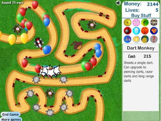 Bloons Tower Defense 3 screenshot 2