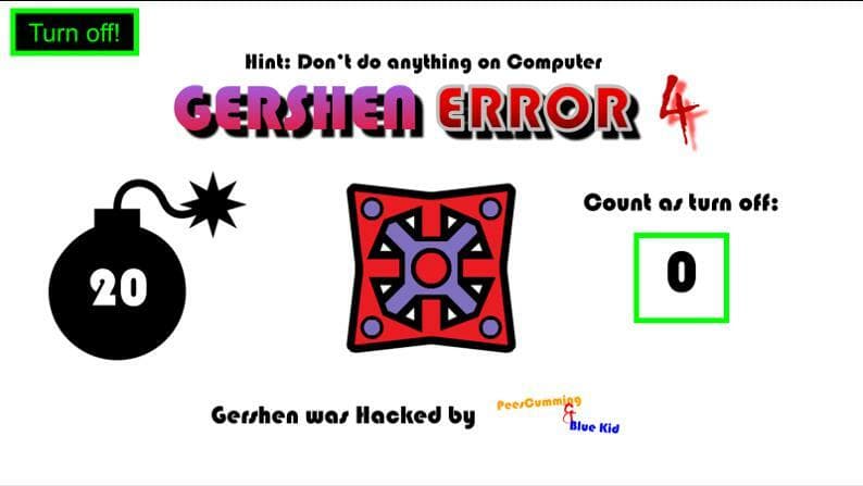 Gershen Error 4 - OFFICIAL Errors & OS Games screenshot 2